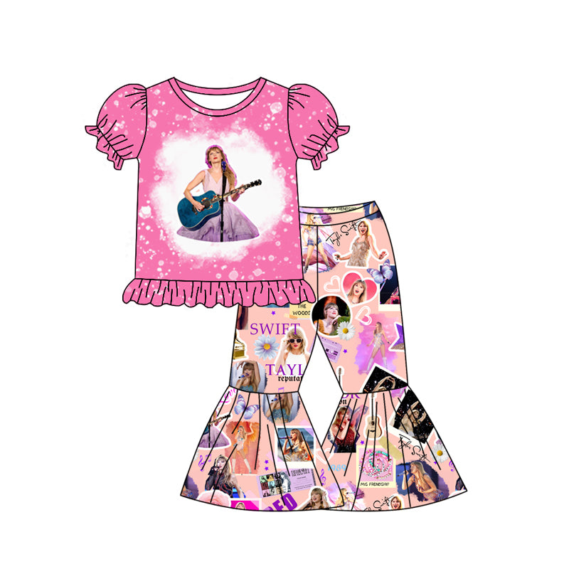 Country music singer girls summer bell bottom clothes set preorder