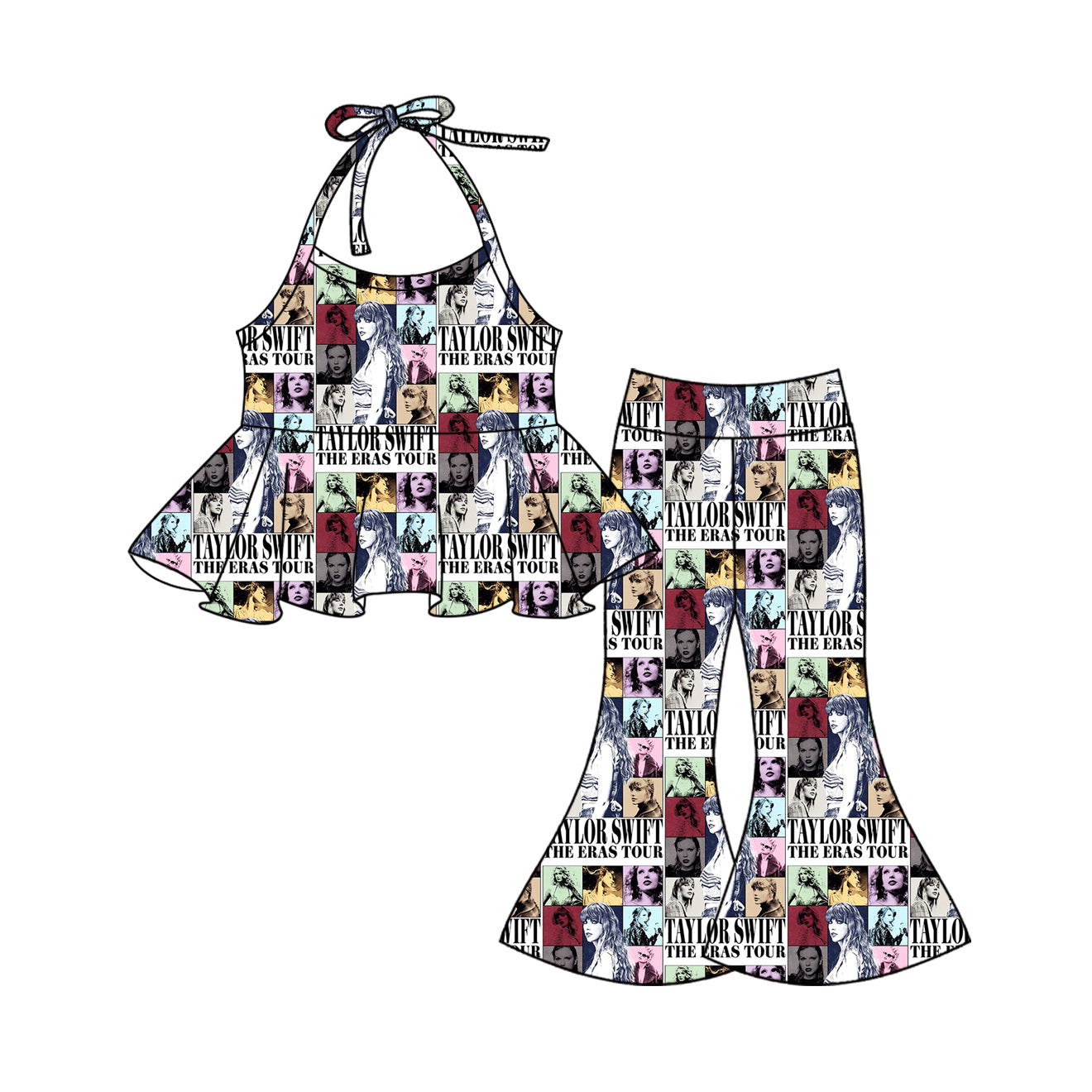 Country music singer summer bell bottom clothes set preorder