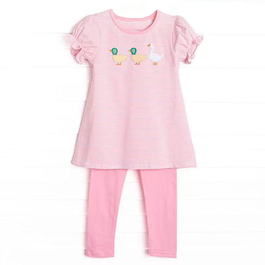 Duck goose girls short sleeve outfit preorder