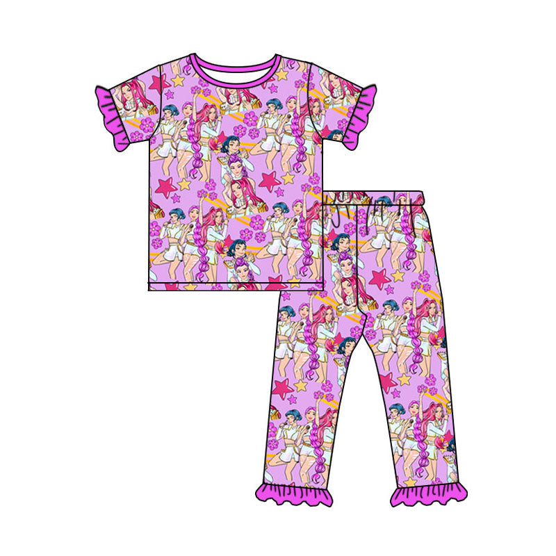 Movei design short sleeve top matching pants kids outfit preorder