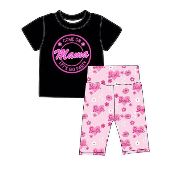 preorder come on Mama lets go party summer clothing set