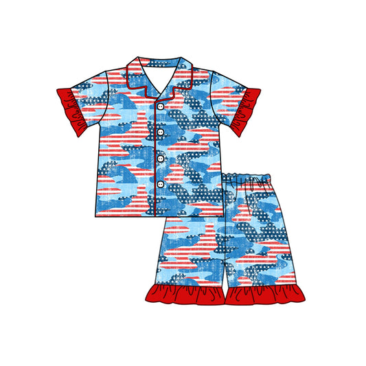 July 4th american flag camo outfit preorder