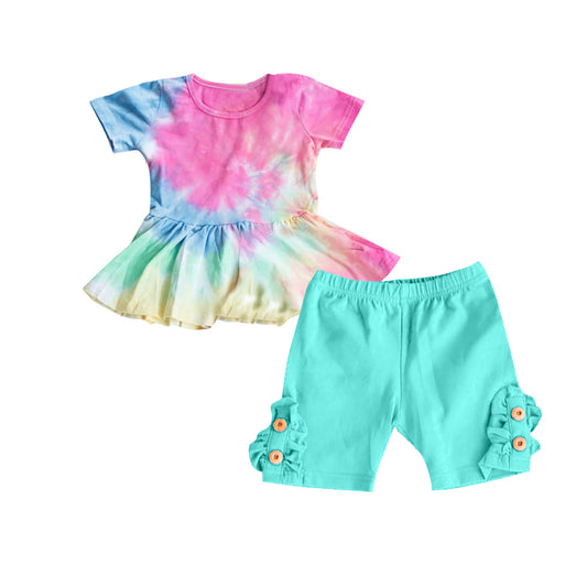 girls tie dye boutique outfit preorder