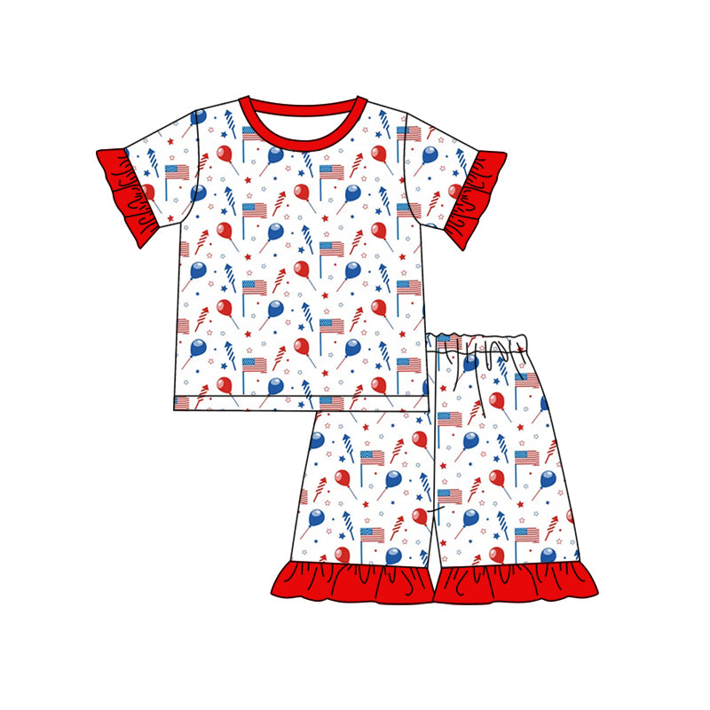 wholesale American girl july 4th clothing set preorder