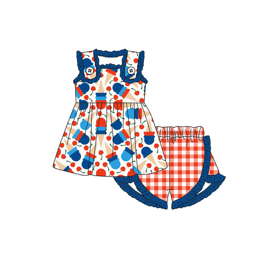 infant toddle girls july 4th patriotic outfit preorder