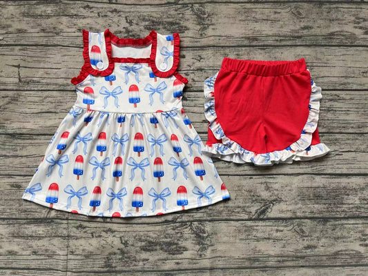 wholesale baby girls popsicle outfit preorder