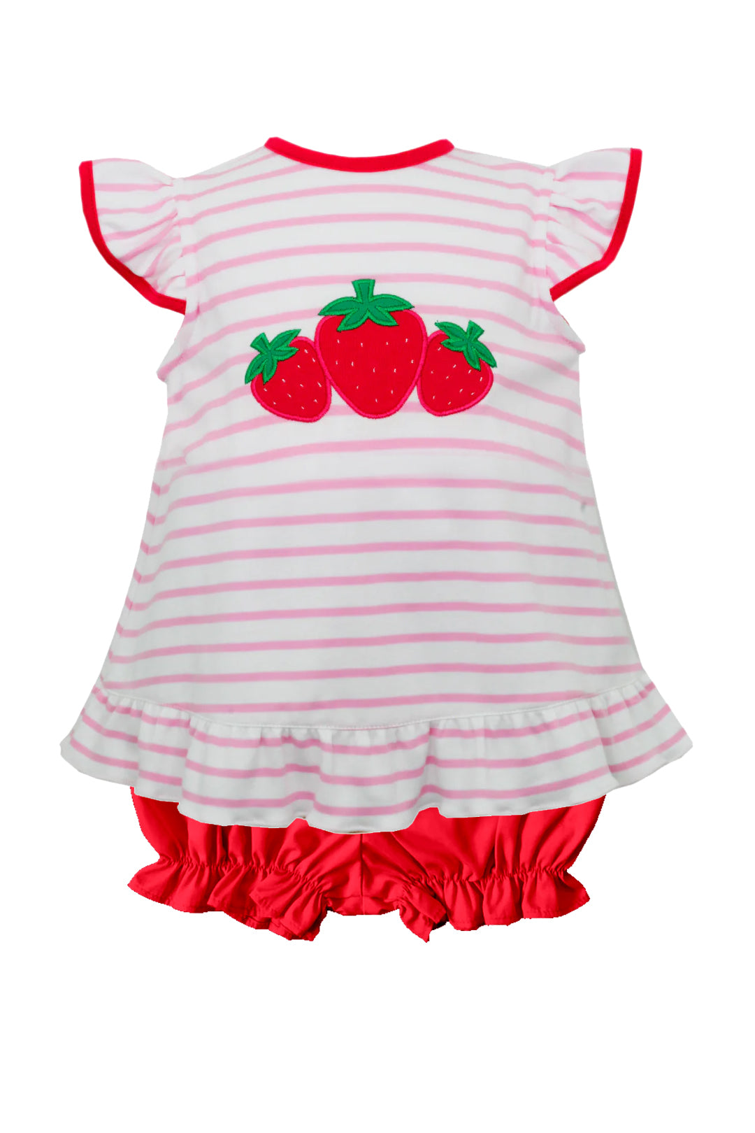 wholesale girls strawberry design summer short set preorder