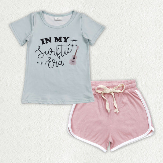 era short sleeve shirt pink shorts summer outfit