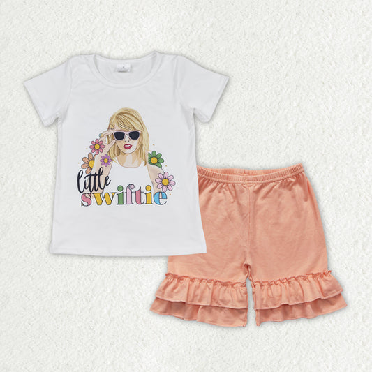 country music singer shirt orange shorts summer clothes