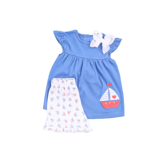 baby girls wholesale sailboat summer clothes preorder