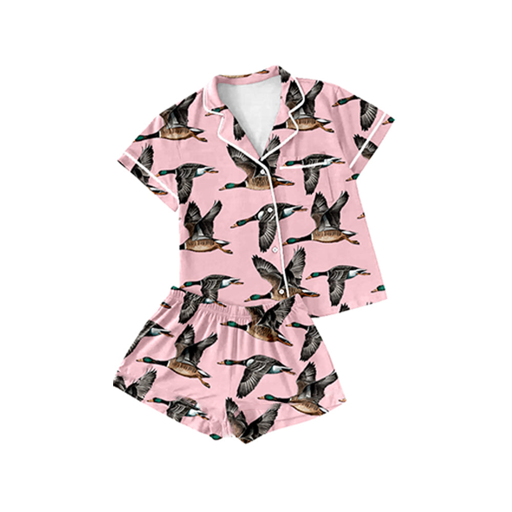 Mallard duck baby girls pajama set preorder