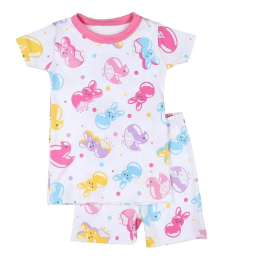 Baby girls pink Easter bunny clothes preorder