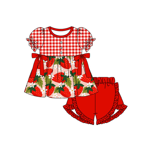 Baby girl strawberry outfit preorder