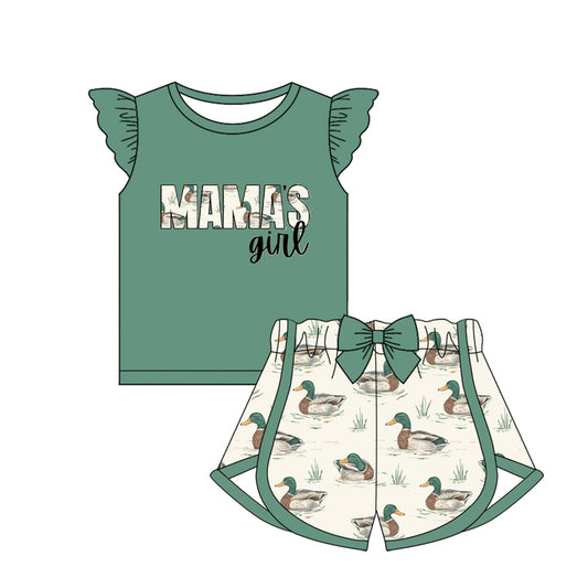 Mamas girl mallard duck summer outfit preorder