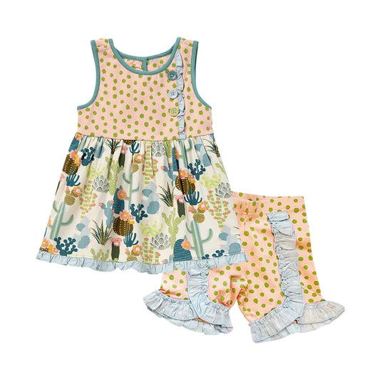 Baby girl western cactus outfit preorder