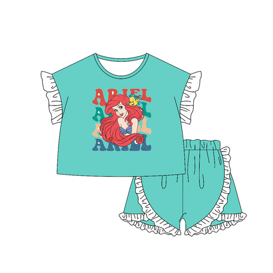 Girls cartoon design summer outfit preorder