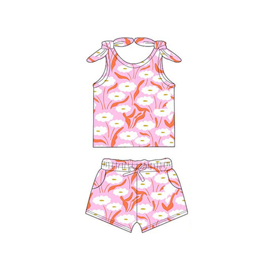 Baby girl flowers summer outfit preorder