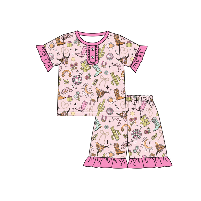 Western cowgirl boots cactus summer outfit preorder