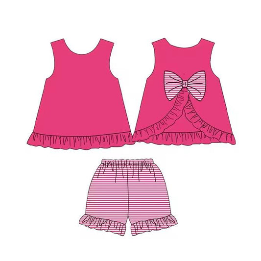 Infant girls hot pink summer clothes preorder