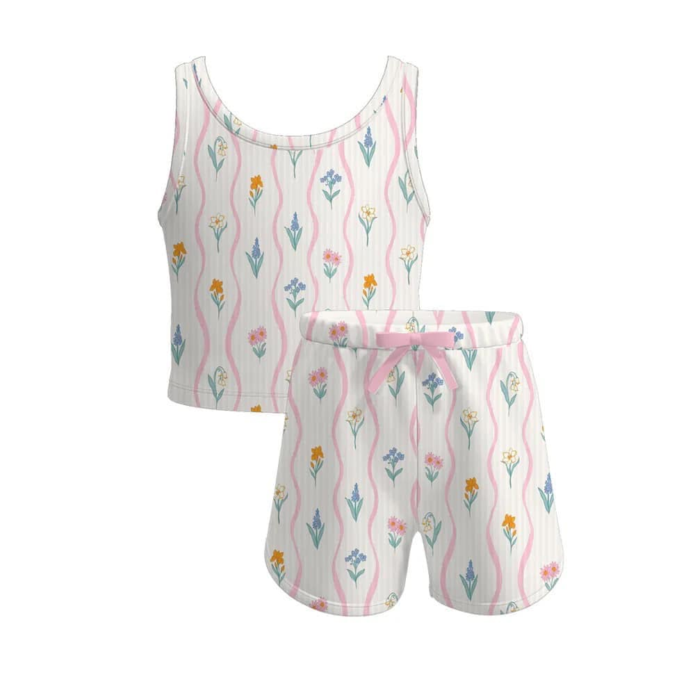 Toddle baby girl floral summer outfit preorder