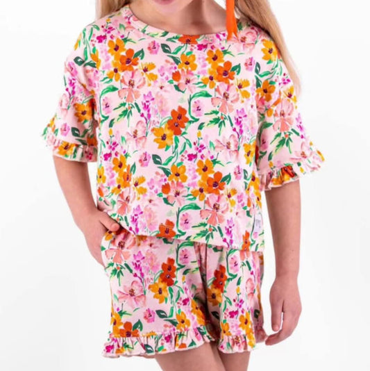 Flower girls summer fashion outfit preorder