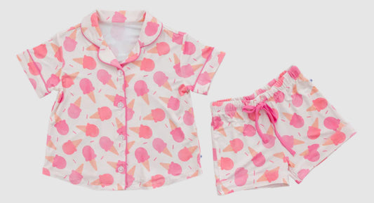 Girls popsicle summer pajama set outfit preorder