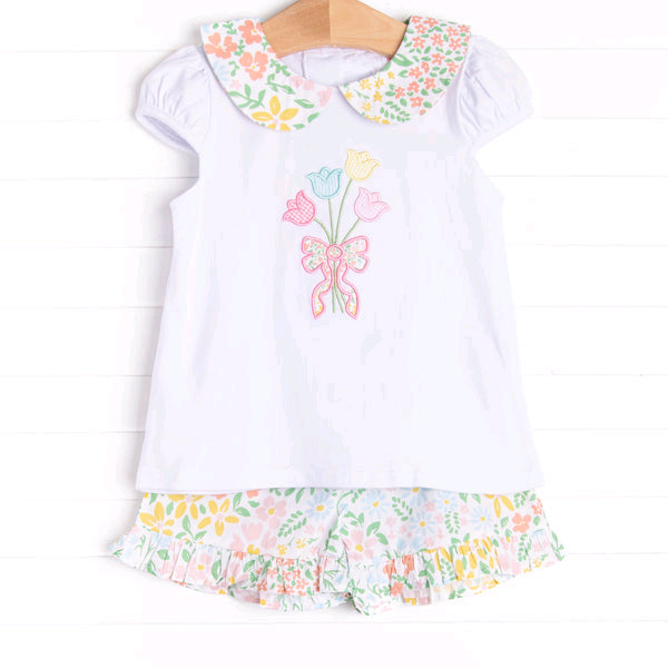 Baby girl floral design summer outfit preorder