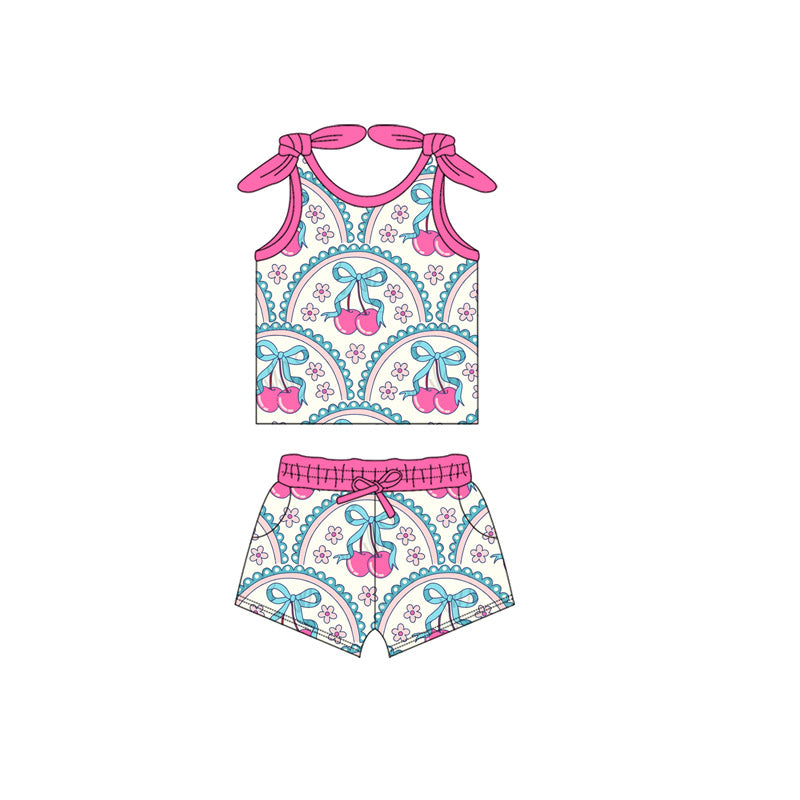 Toddle girls berry floral summer clothes preorder