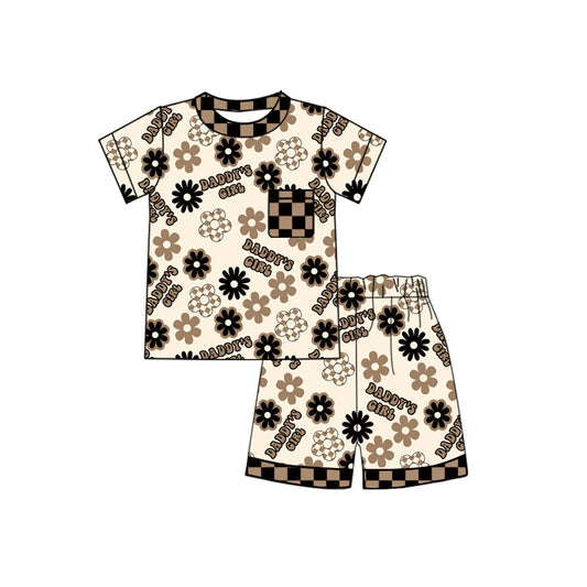 Daddys girl flowers print summer outfit preorder