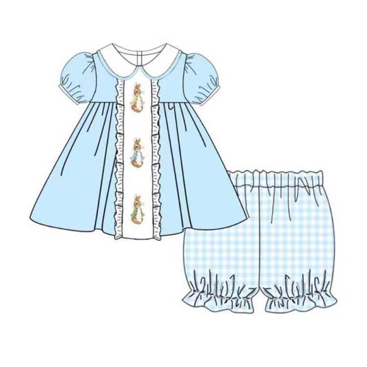 Cute easter bunny shirt matching shorts girl outfit preorder