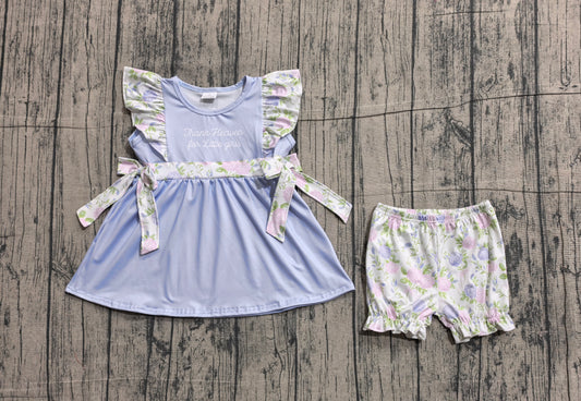 Thank heaven for girls top matching shorts girls summer outfit preorder
