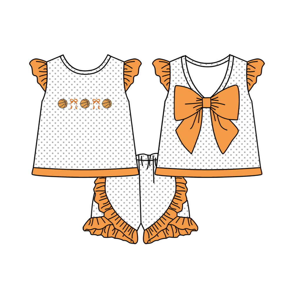 Basket ball top matching shorts girls summer outfit preorder
