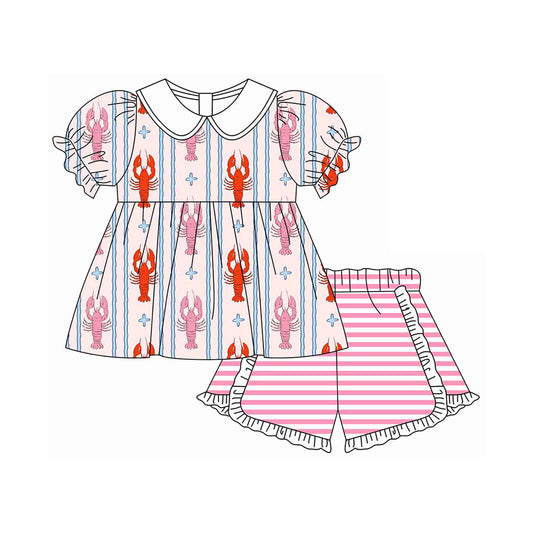 Crawfish top matching shorts girls outfit preorder