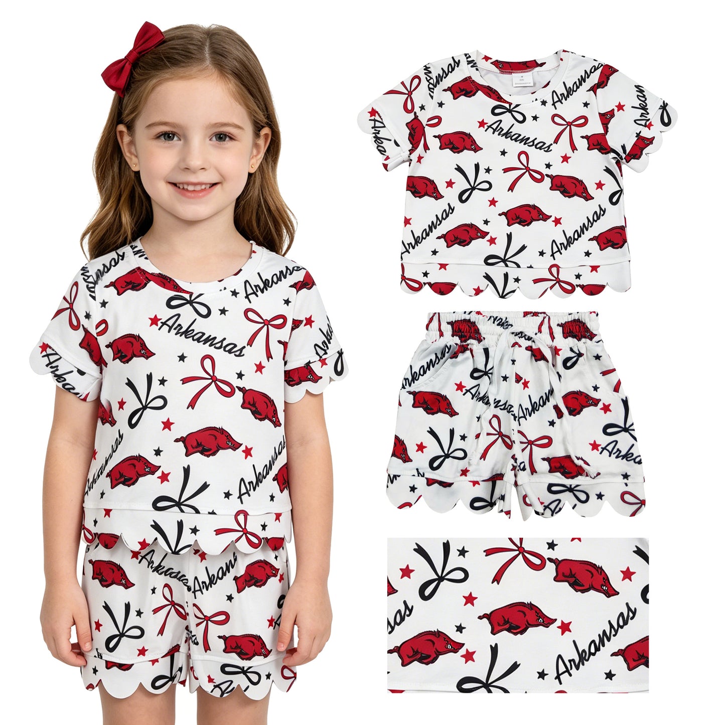 Alabama team top matching outfit girl collegiate outfit