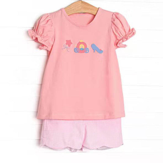 Toddle girls princess top matching sshirt design outfit preorder