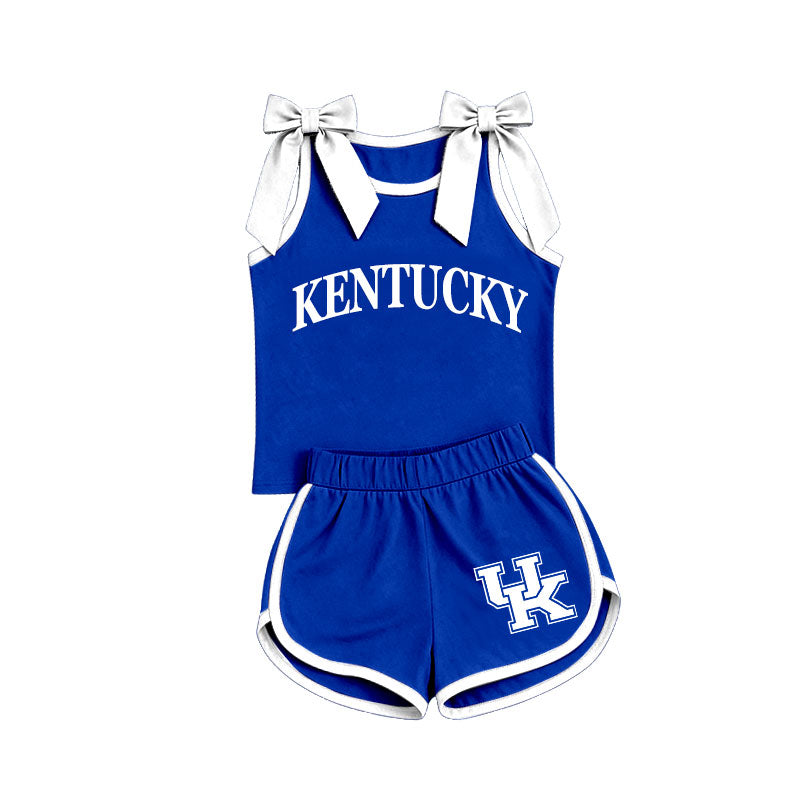 Kentucky team design top matching shorts girls summer outfit preorder
