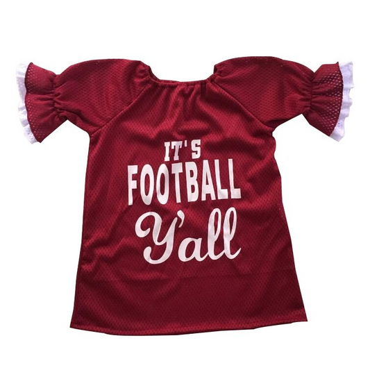 Its football yall red short sleeve t-shirt preorder