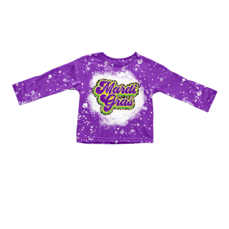 Adult women Mardi Gras long sleeve t-shirt top preorder