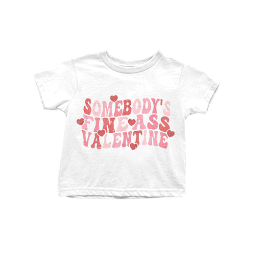 baby girls short sleeve Valentines day t-shirt top preorder