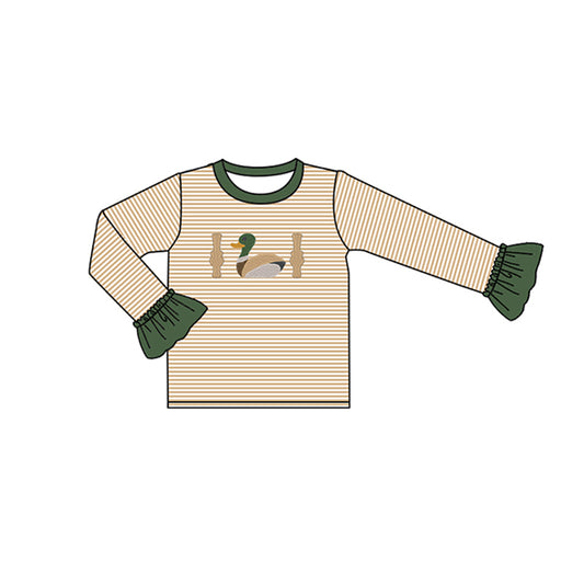 baby  girls duck call long sleeve t-shirt preorder