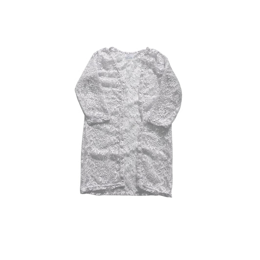 baby girls white  lace cardigan coat preorder