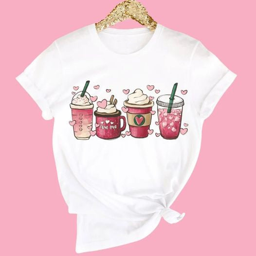 infant baby girls valentines day short sleeve shirt preorder