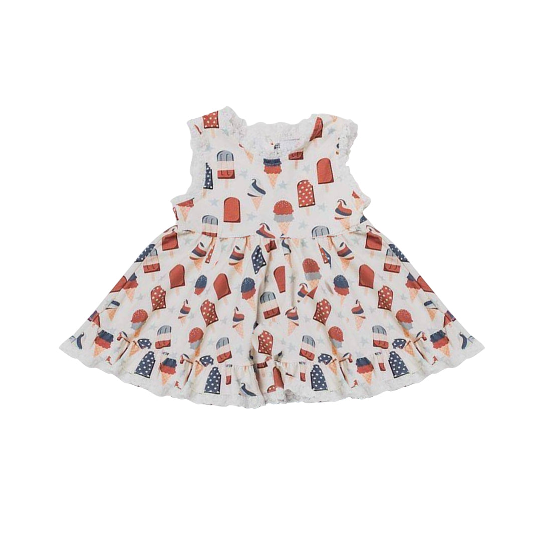 toddle baby girls july 4th patriotic shirt preorder