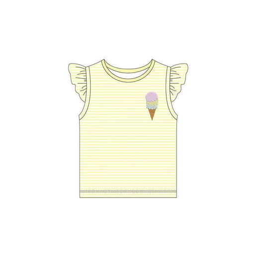 yellow stripes popsicle tank top shirt preorder