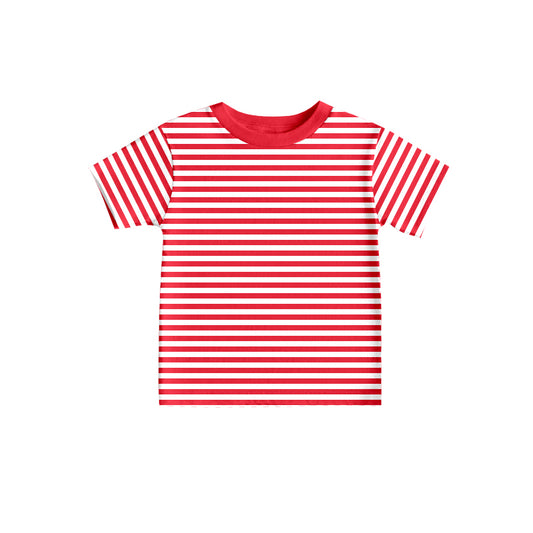 red stripes short sleeve summer shirt preorder
