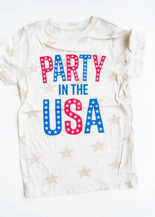 Party in the USA july 4th short sleeve shirt preorder