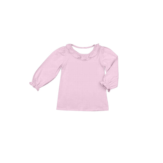 infant baby girls long sleeve pink shirt preorder