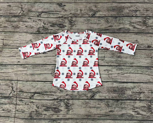 Christmas country music singer long sleeve top