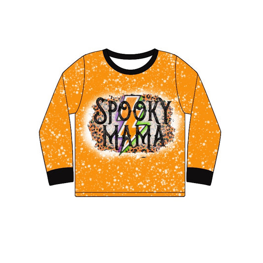 Adult Halloween spooky mama long sleeve top preorder