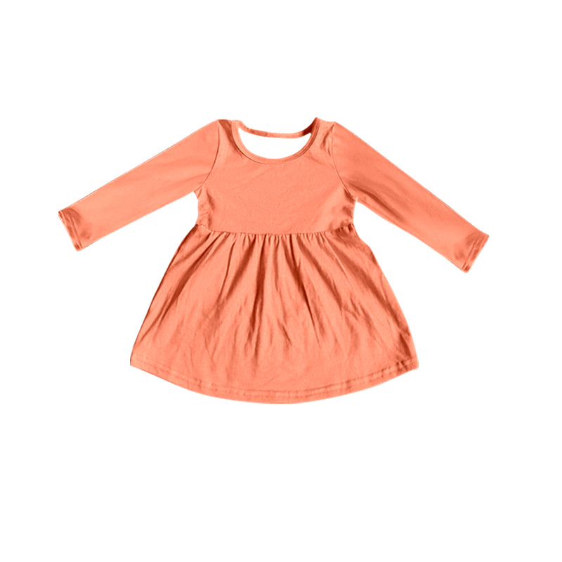 Toddle baby girl long sleeve coral top preorder